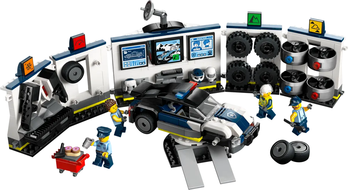 Lego City Custom Police Car Garage 60457 (8384503906503)