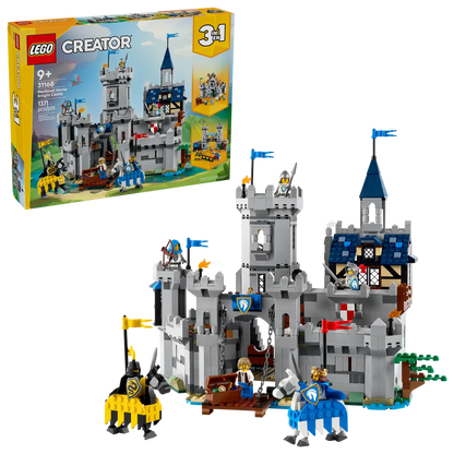 LEGO Creator castle set with packaging on a white background (8432448962759)