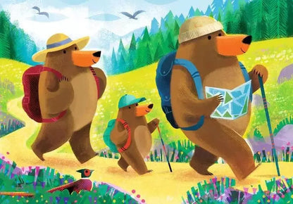 RB Bear Family Vacation 2x24pc