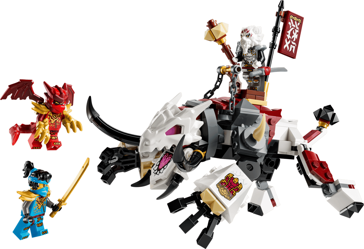 Lego Nin Zilvar and Grimtak the Dragon Beast 71863