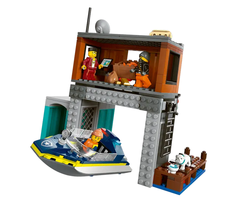 Lego City Police Speedboat and Hideout 60417 (7859471384775)