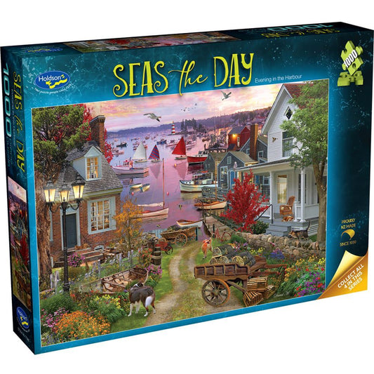 Seas the Day - Evening in the Harbour 1000pc