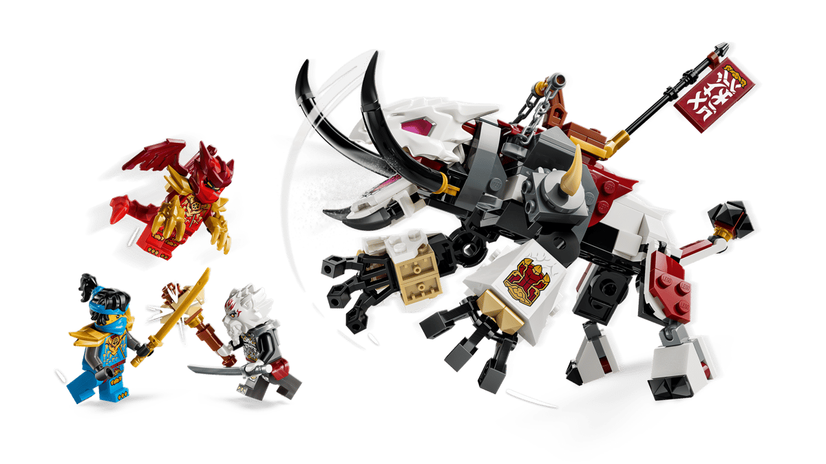 Lego Nin Zilvar and Grimtak the Dragon Beast 71863