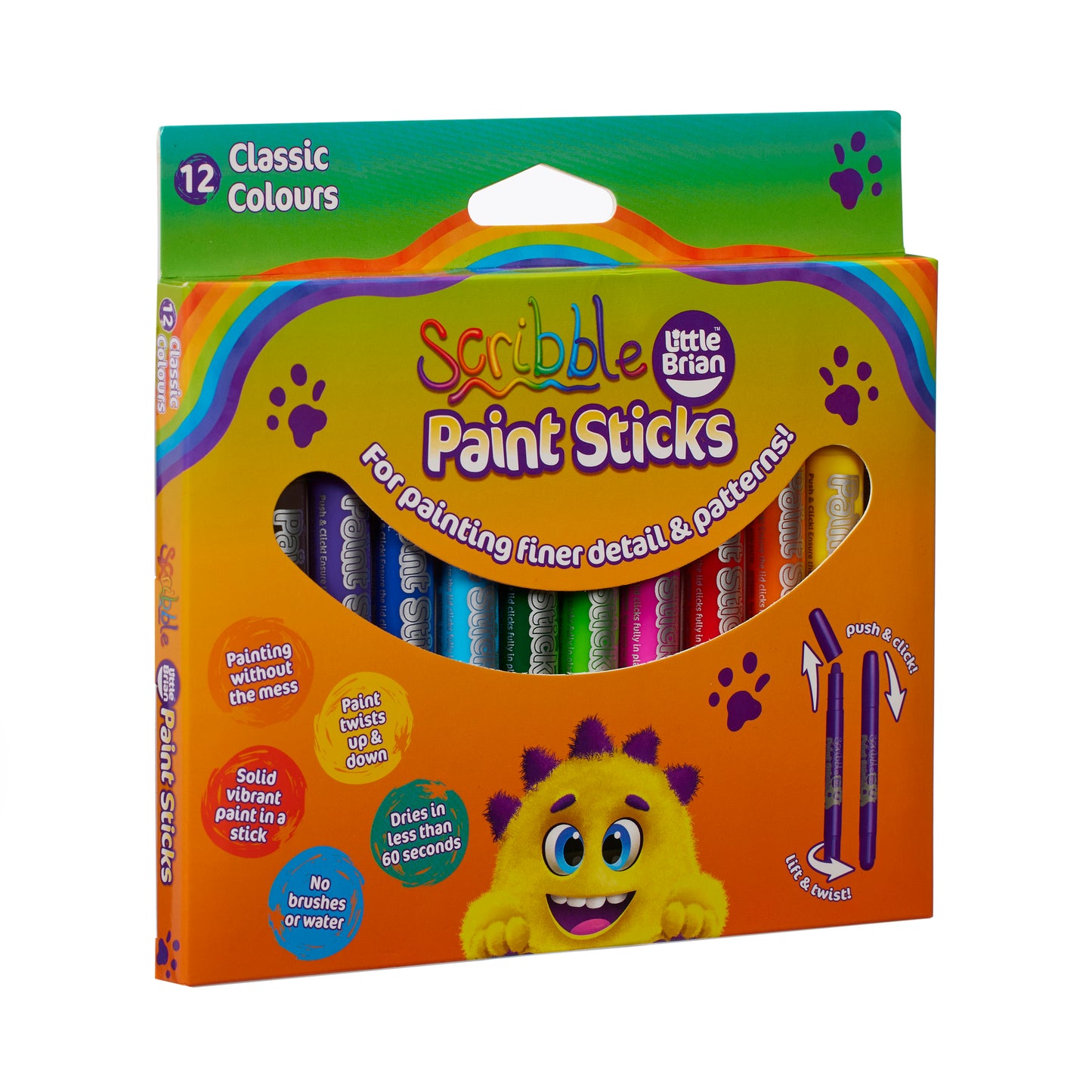 Scribble Paint Sticks 12pk (8465297440967)