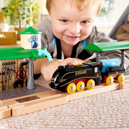 Hape Steam & Whistle Train Set