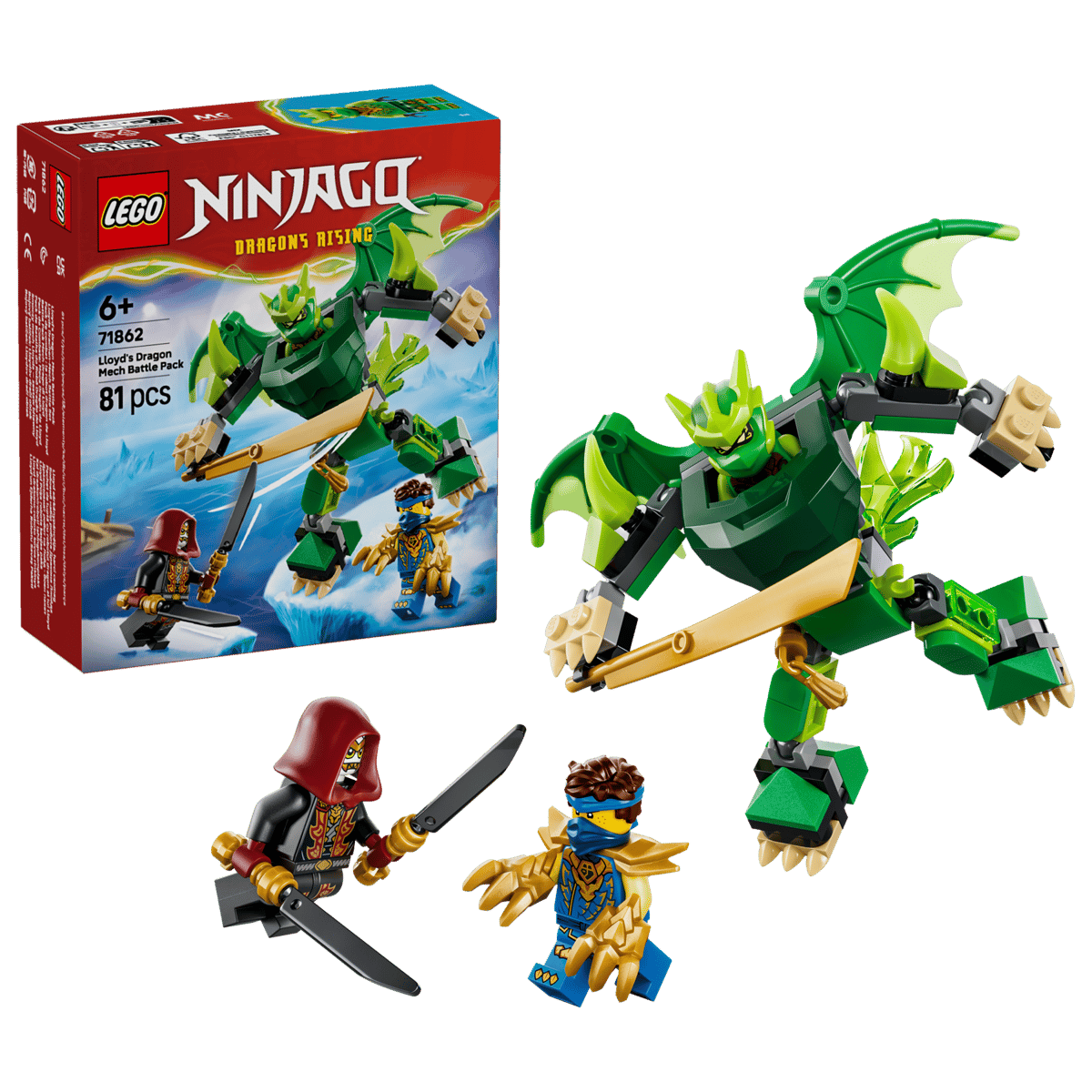 Lego Nin Lloyd's Dragon Mech Battle Pack 71862