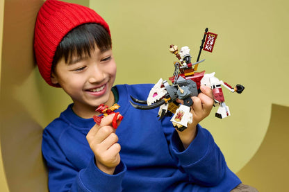 Lego Nin Zilvar and Grimtak the Dragon Beast 71863