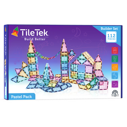 Tile Tek Builders Set Pastel 112pc