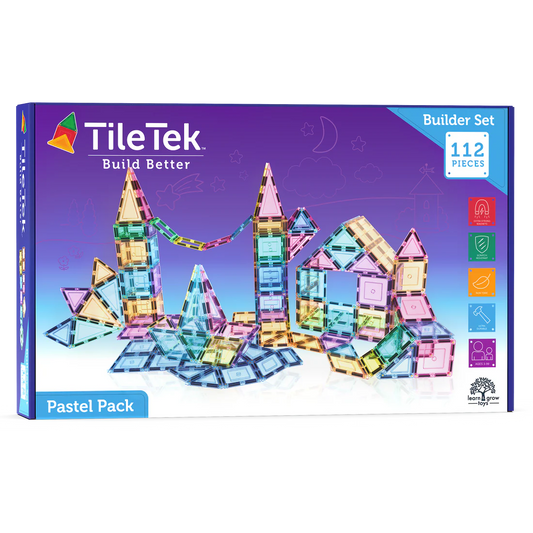 Tile Tek Builders Set Pastel 112pc