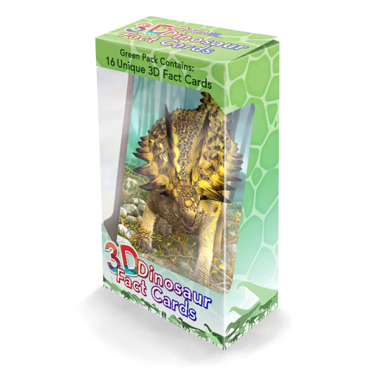Fact Cards Dinosaurs Green (8370445910215)