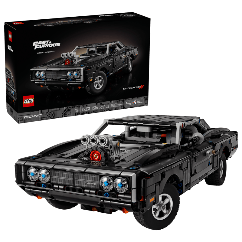 Lego Tech Fast and Furious Dodge Charger R/T Car 42231