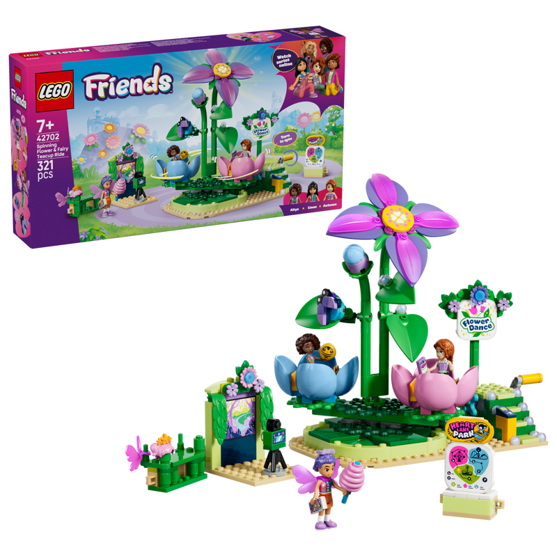 Lego Friends Spinning Flower & Fairy Teacup Ride 42702