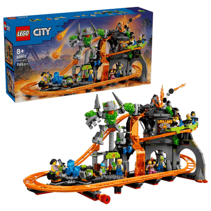 Lego City Lava Land Roller Coaster Park 60501