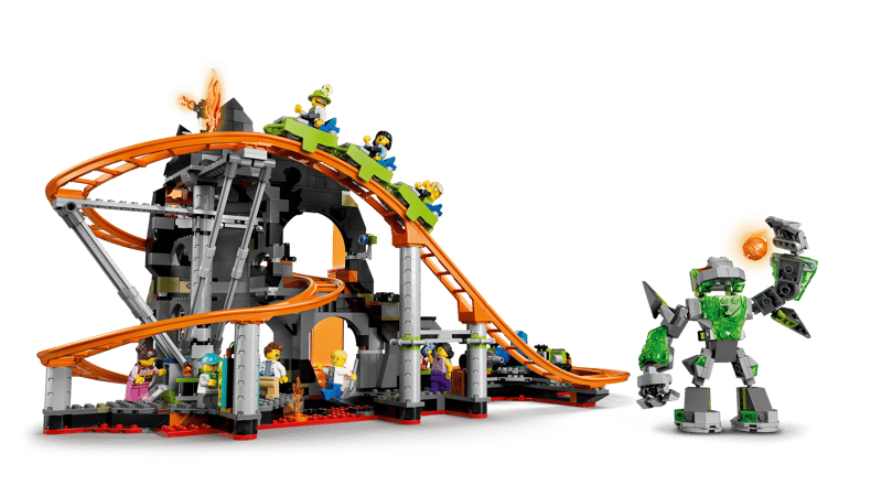 Lego City Lava Land Roller Coaster Park 60501