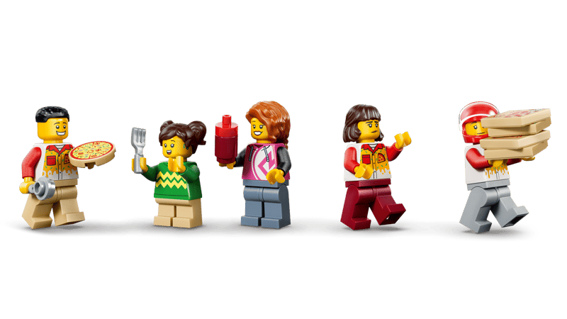 Lego City Pizza Delivery Experience with Vehicles 60496