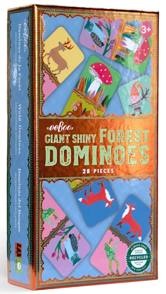 eeBoo Giant Shiny Forest Dominoes