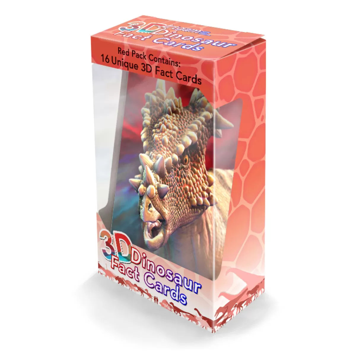 Fact Cards Dinosaurs Red (8370445942983)