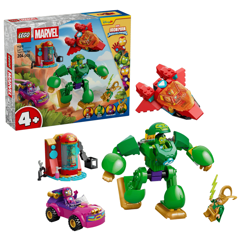 Lego SH Loki vs Team Iron Man 11211
