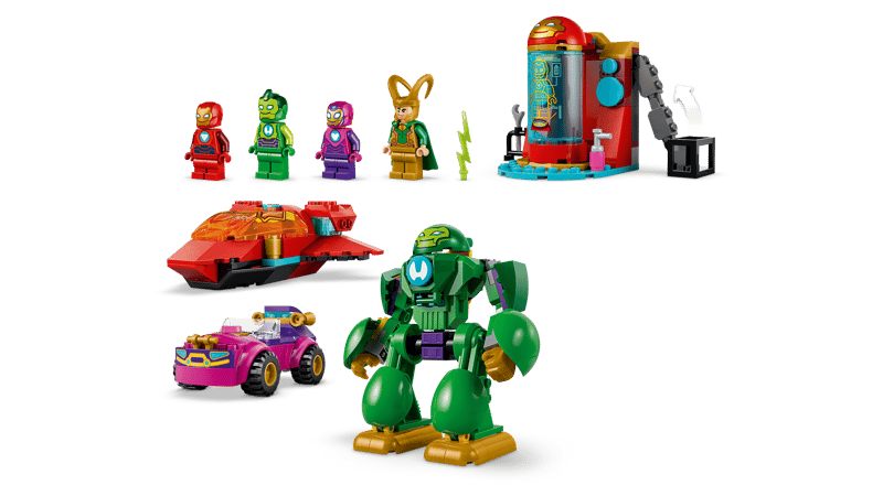 Lego SH Loki vs Team Iron Man 11211