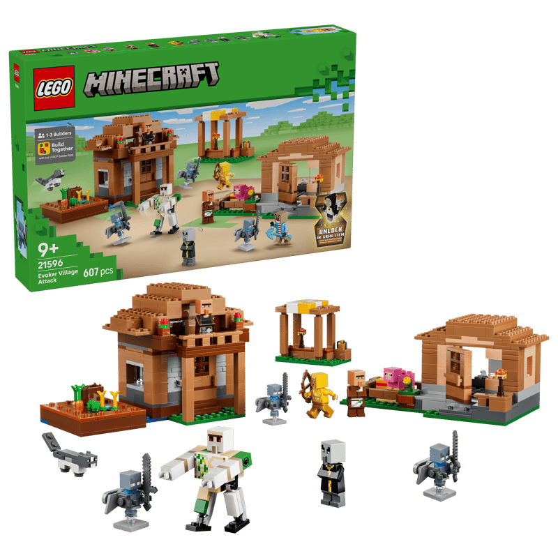 Lego Mine Evoker Village Attack 21596