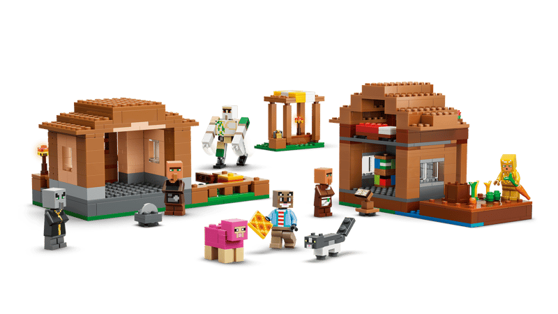 Lego Mine Evoker Village Attack 21596