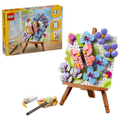Lego Creator Floral Art Decor Painting 31390