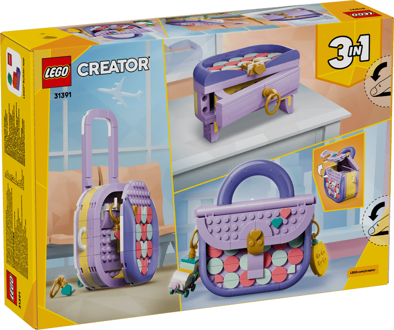 Lego Creator Art Fashion Bag with Storage 31391