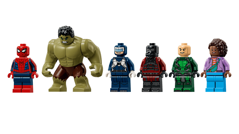 Lego SH Spiderman vs Hulk Epic Clash 76350