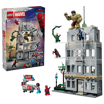 Lego SH Spiderman vs Hulk Epic Clash 76350