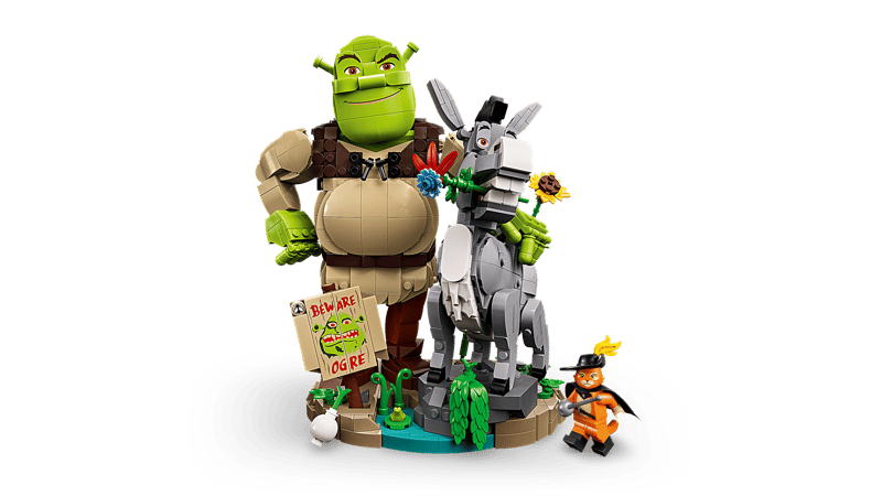 Lego Shrek, Donkey & Puzz in Boots 72423