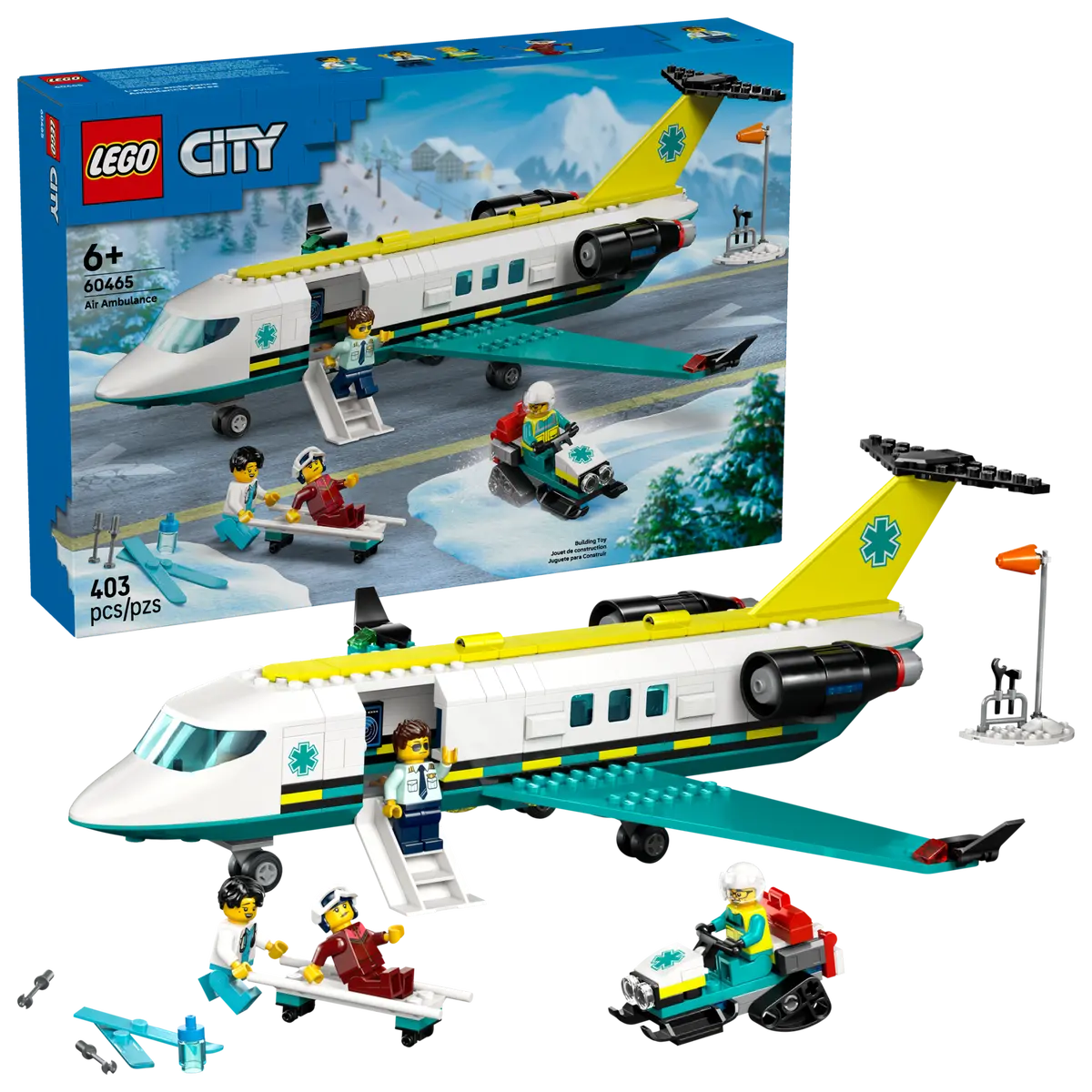 Lego City Air Ambulance Airplane 60465 (8384510034119)
