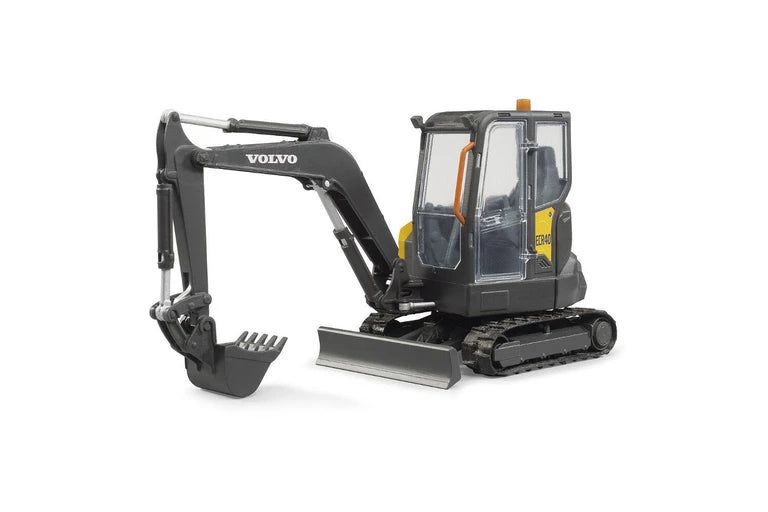 Bruder Volvo Compact Excavator ECR41 Construction Vehicle Kids Toy Black