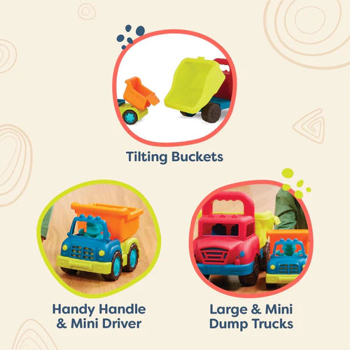 Battat Dump Trucks Set