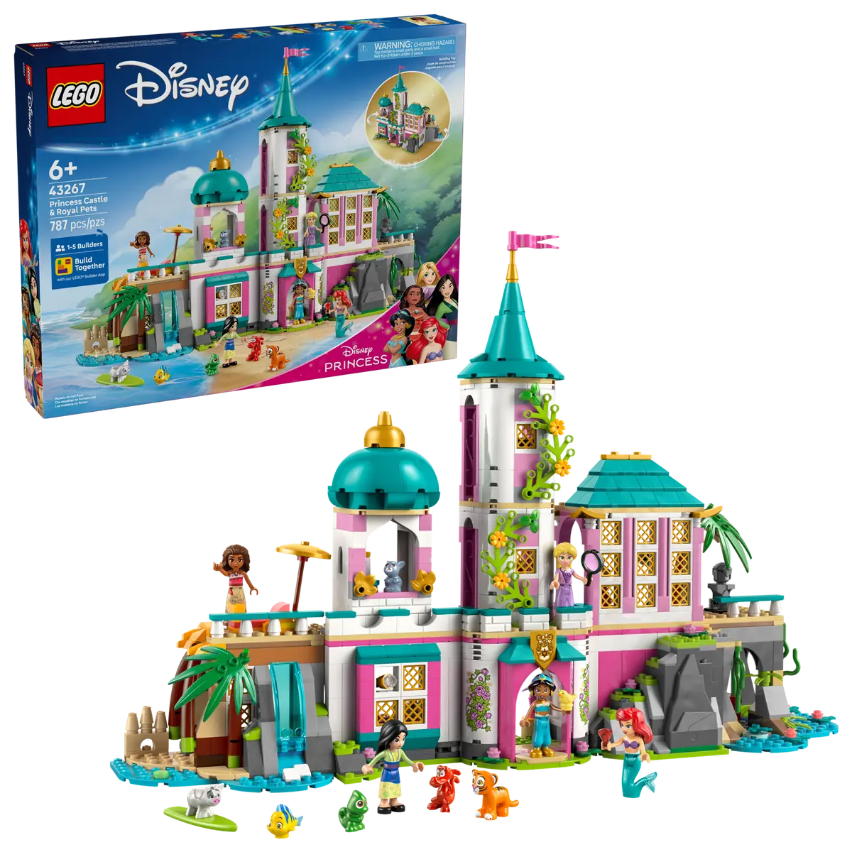 Lego Disney Princess Castle & Royal Pets 43267 (8384514457799)