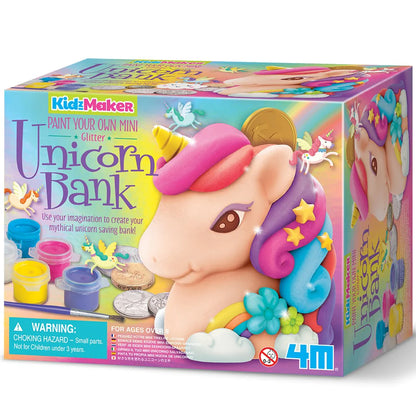 Paint Your Own Mini Glitter Unicorn Bank (7728437854407)