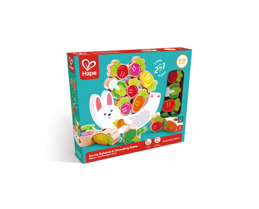 Hape Bunny Balance & Threading Game (8410993656007)