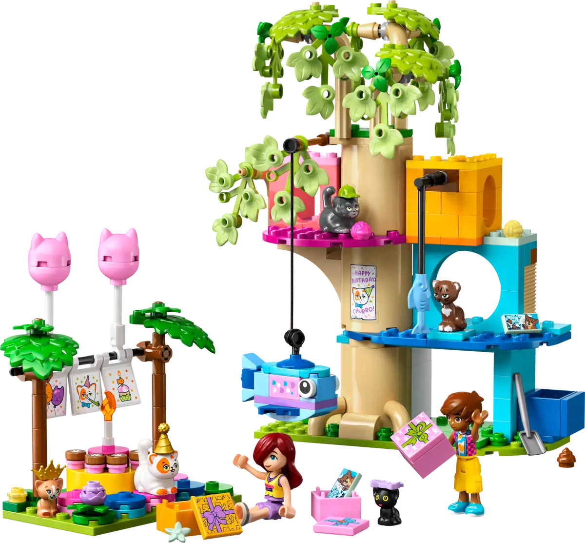 Lego Friends Cat Birthday Party & Tree House 42666 (8384545423559)
