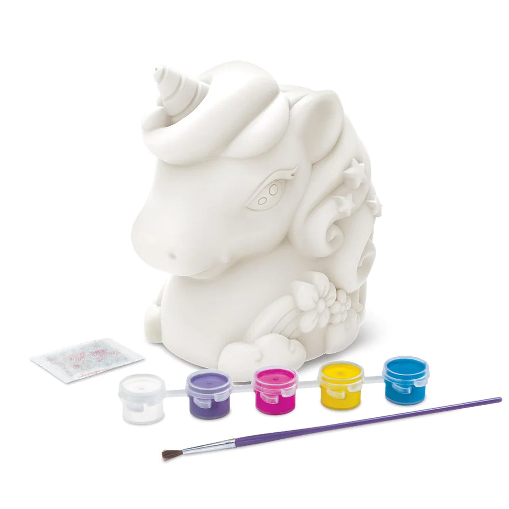 Paint Your Own Mini Glitter Unicorn Bank (7728437854407)