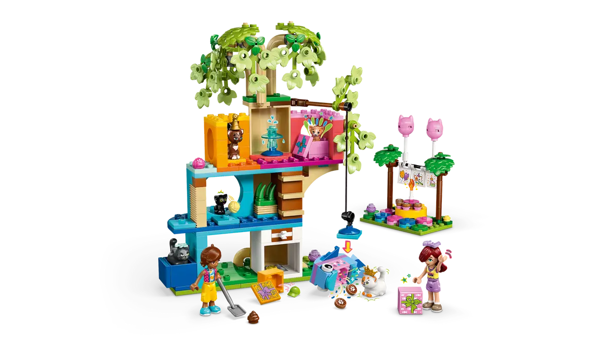 Lego Friends Cat Birthday Party & Tree House 42666 (8384545423559)