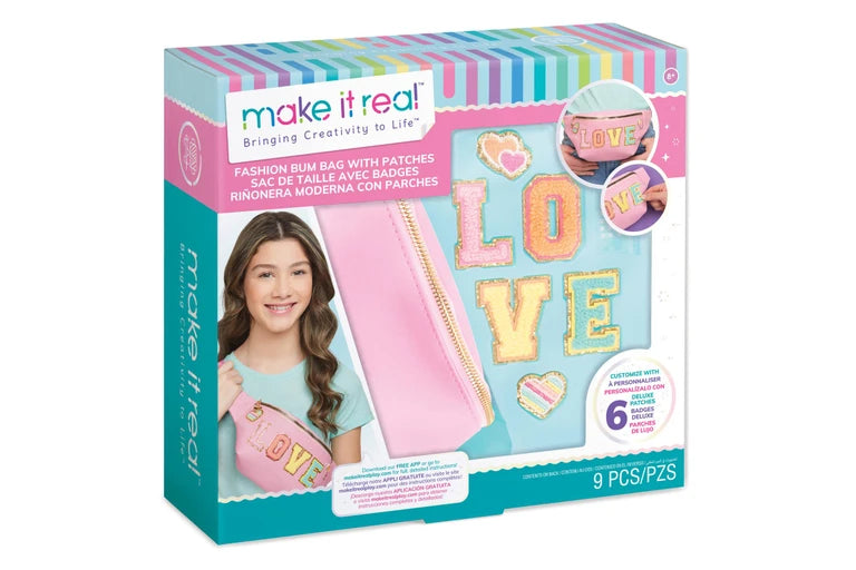 Fashion Bum Bag with Patches (8316593701063)