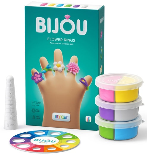 Hey Clay Flower Rings (8135460585671)