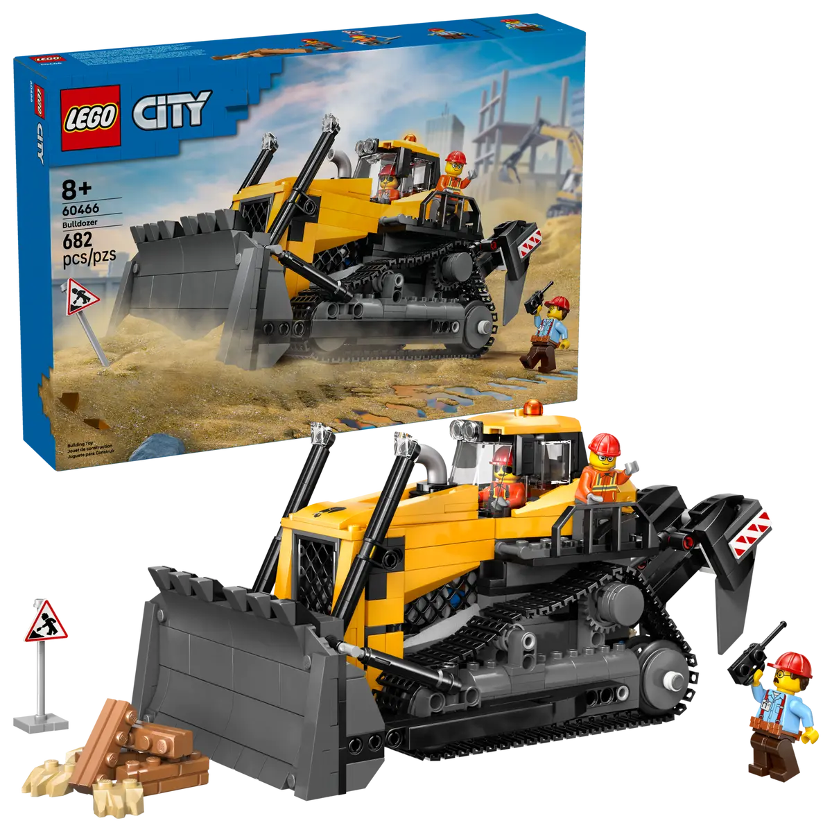 Lego City Yellow Bulldozer 60466 (8384510066887)
