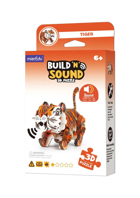 Build n Sound 3D Puzzle Tiger (8216362614983)