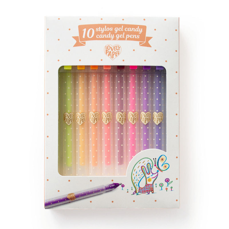 Djeco 10 Candy Gel Pens (8368483172551)