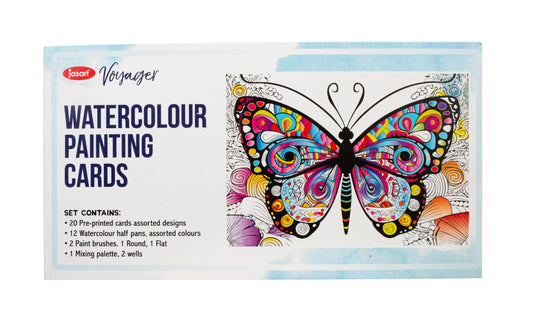 Jasart Watercolour Card Set 280 x 148mm (8232112914631)