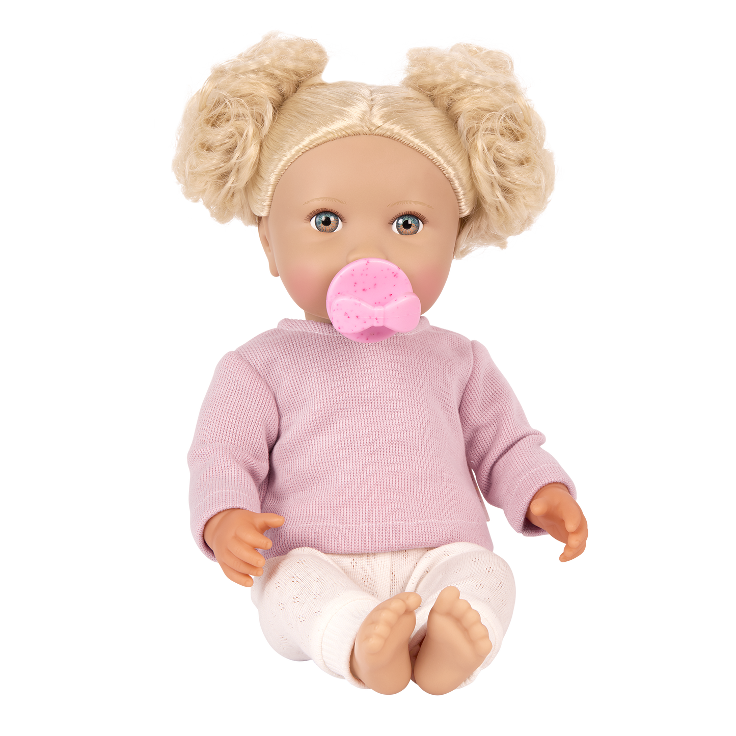 Lullababy 14" Doll Blonde Hair & Light Pink Top (8441795576007)