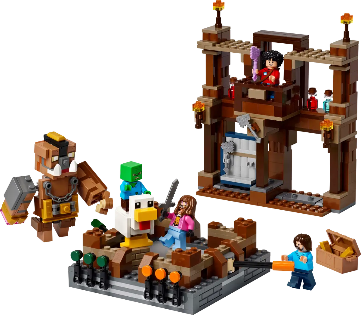 Lego MC Woodland Mansion Fighting Ring 21272