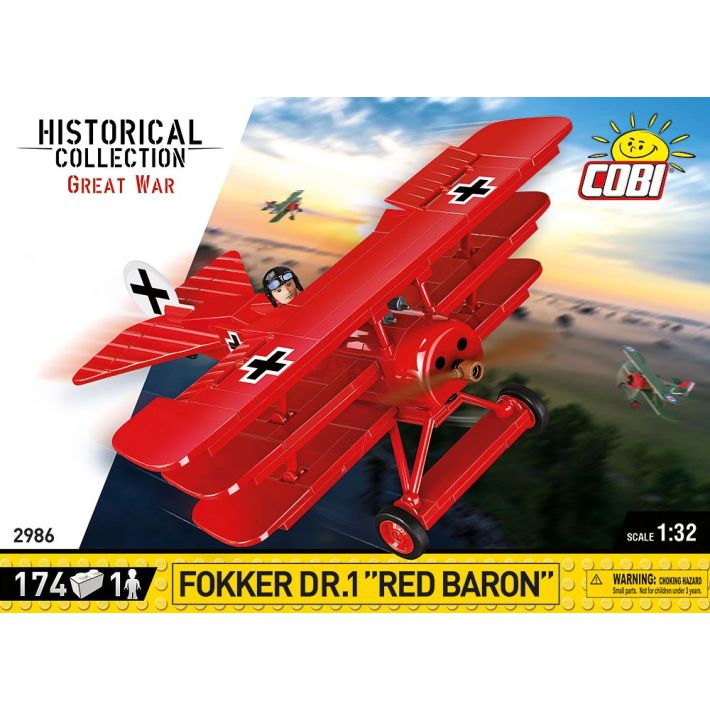 Cobi Fokker DR.1 Red Baron 2986 (8160979943623)