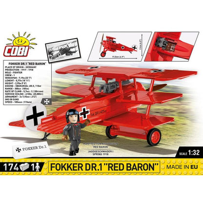 Cobi Fokker DR.1 Red Baron 2986 (8160979943623)