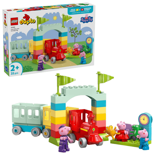 Lego Duplo Train Ride with Grandpa Pig 10466